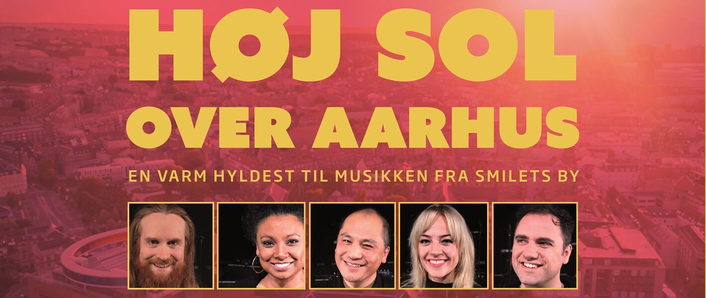 Høj sol over Aarhus